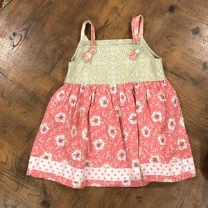 Matilda Jane dress and ruffle pants size 6